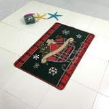 Maxbell Xmas Santa Mat Rug Bedroom Carpet Floor Door Cover Pad Cushion Decoration#1