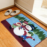 Maxbell Anti-skid Area Rug Dining Living Room Carpet Bedroom Floor Xmas Santa #4