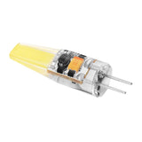 Maxbell G4 Base Bulb COB LED Light AC/DC 12V 3W Crystal Silicone Warm WHT 6000-6500K