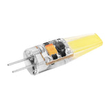 Maxbell G4 Base Bulb COB LED Light AC/DC 12V 3W Crystal Silicone Warm WHT 6000-6500K