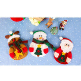 Maxbell Elk Deer Christmas Dinner Tableware Cutlery Bag Holder Knife Spoon Fork Bag