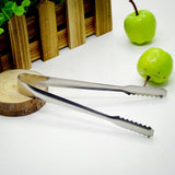 Maxbell 6 inch Stainless Steel Salad Ice Cake Bread Barbecue Tong Cooking Buffet Serving Food Clamp