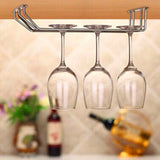 Maxbell Kitchen Upside Down Wine Glass Cup Rack Hanging Stemware Holder Organizer