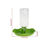 Maxbell Reptile Water Drinker Dispenser Food Stand Lizard Feeder Dish Bowl Bottle