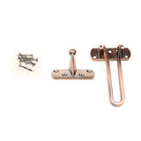Maxbell Security Open Type Anti-Theft Door Fastener Button Chain Safe-Guard Copper