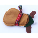 Maxbell Dinner Tableware Cutlery Case Bag Cover Pouch Spoon Reindeer Bag Christmas Dinner Decor Set of 2