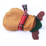 Maxbell Dinner Tableware Cutlery Case Bag Cover Pouch Spoon Reindeer Bag Christmas Dinner Decor Set of 2