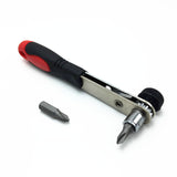 Maxbell Mini Rapid Ratchet Wrench 1/4" inch Screwdriver Rod Socket Wrench Hand Tools