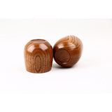 Maxbell Japanese Wooden Tea Cup Coffee Mug Handmade Mugs Handle Drinkware Beer Party Decor