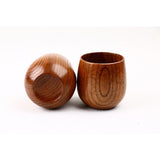 Maxbell Japanese Wooden Tea Cup Coffee Mug Handmade Mugs Handle Drinkware Beer Party Decor