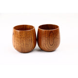Maxbell Japanese Wooden Tea Cup Coffee Mug Handmade Mugs Handle Drinkware Beer Party Decor