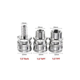 Maxbell Stainless Steel Quick Disconnect Homebrew Fitting Beer Equipment 1/2"FPT
