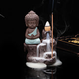 Maxbell Redware Backflow Censer Incense Burner Aromatherapy+ 70 Mix Incense Cone