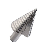 Maxbell 5-35mm Titanium Step Drill Bit HSS Cone Triangular Shank Hole Cutter Tool