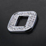 Maxbell 35mm 3D Metal Rhionestone Figure Number 0 Car DIY Motor Emblem Badge Sticker