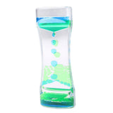 Maxbell 3Pieces Floating Color Mix Oil Liquid Bubbler Motion Timer Hour Glass Toy
