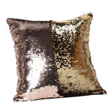 Double Color Reversible Sequin Mermaid Glitter Cushion Cover Pillow Case #4