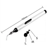 Maxbell Silver Vacuum Sucking Pen IC SMD Easy Picker Up +3 Suction Headers Hand Tool