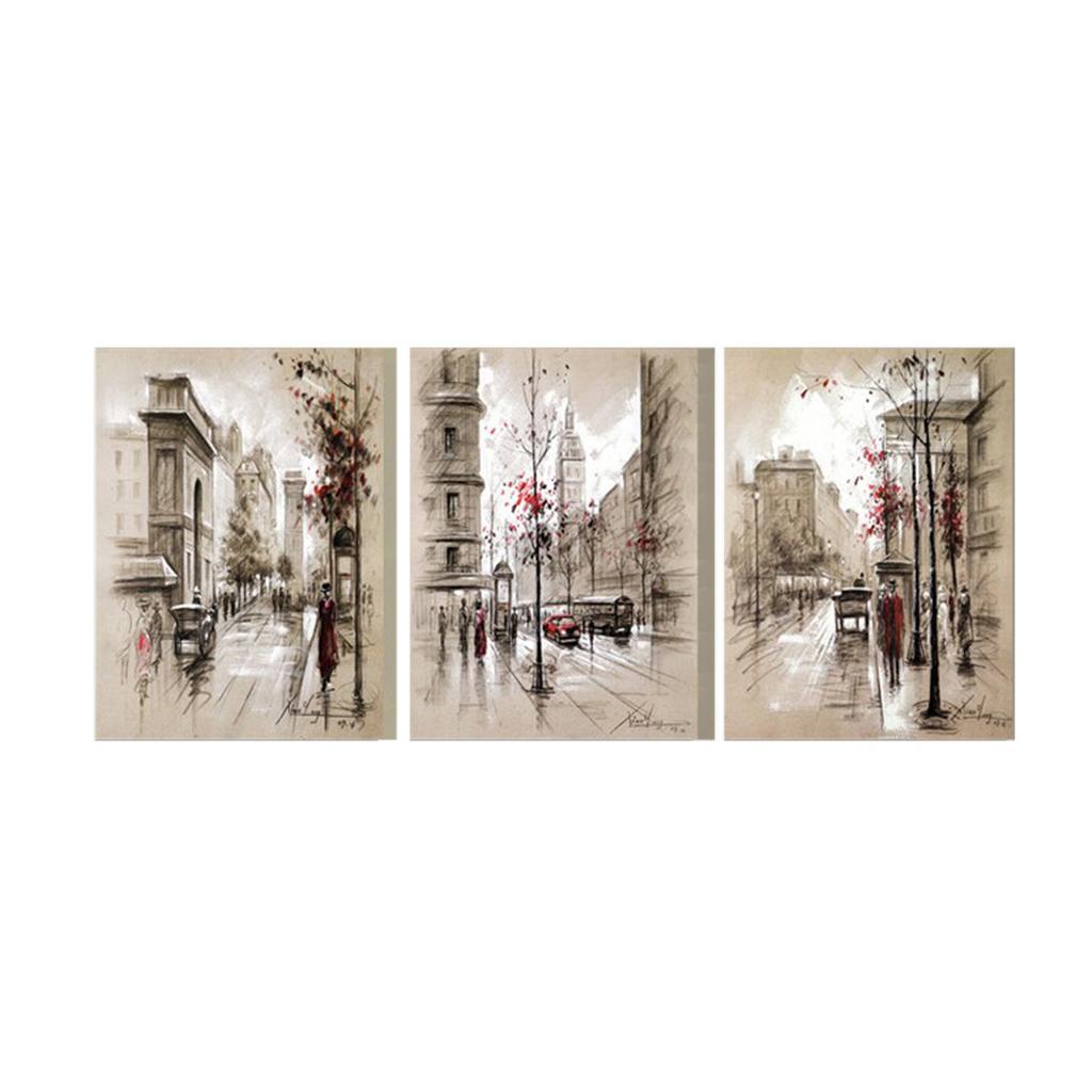 Max Maxb Modern Canvas Prints Artwork Painting Picture Wall Art Decor City Street-S