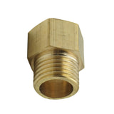 Maxbell 1/4-1/4 Inch Brass Barbed Double End Hose Tube Threaded Fitting Connector