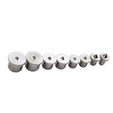 Maxbell 8Pcs/set Hollow Dowel Drill Centre Points Pin Wood 6mm 8mm 10mm 12mm Dowel Tenon Center Set Woodworking Wood Drill Bit