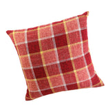 Classical Grid Rural Polyester Square Throw Pillow Case Cover Home Decor3