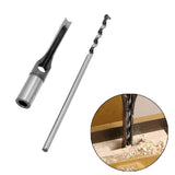 Maxbell Square Hole Saw Wood Drill Bit Mortising Chisel Woodworking Tool Bit 10mm