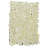 Maxbell 5 pieces Artificial Flower Wall Wedding Venue Background Floral Decor Cream