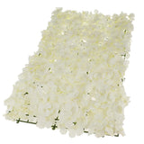 Maxbell 5 pieces Artificial Flower Wall Wedding Venue Background Floral Decor Cream