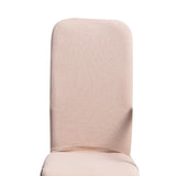 Thicken Chair Cover Comfortable Office Seat Swivel Chair Slipcover Beige