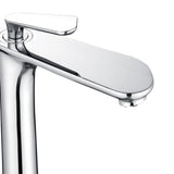 Max Chrome Bathroom Single Handle Faucet Deck-Mount Hot/Cold Water Mixer Tap