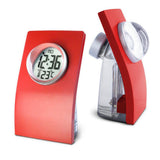 Max Water Powered Alarm Clock 24-hour Crystal Ball Display Digital LCD Clock-Red