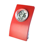Max Water Powered Alarm Clock 24-hour Crystal Ball Display Digital LCD Clock-Red