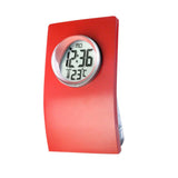 Max Water Powered Alarm Clock 24-hour Crystal Ball Display Digital LCD Clock-Red