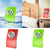 Max Water Powered Alarm Clock 24-hour Crystal Ball Display Digital LCD Clock-Red