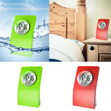 Max Water Powered Alarm Clock 24-hour Crystal Ball Display Digital LCD Clock-Red