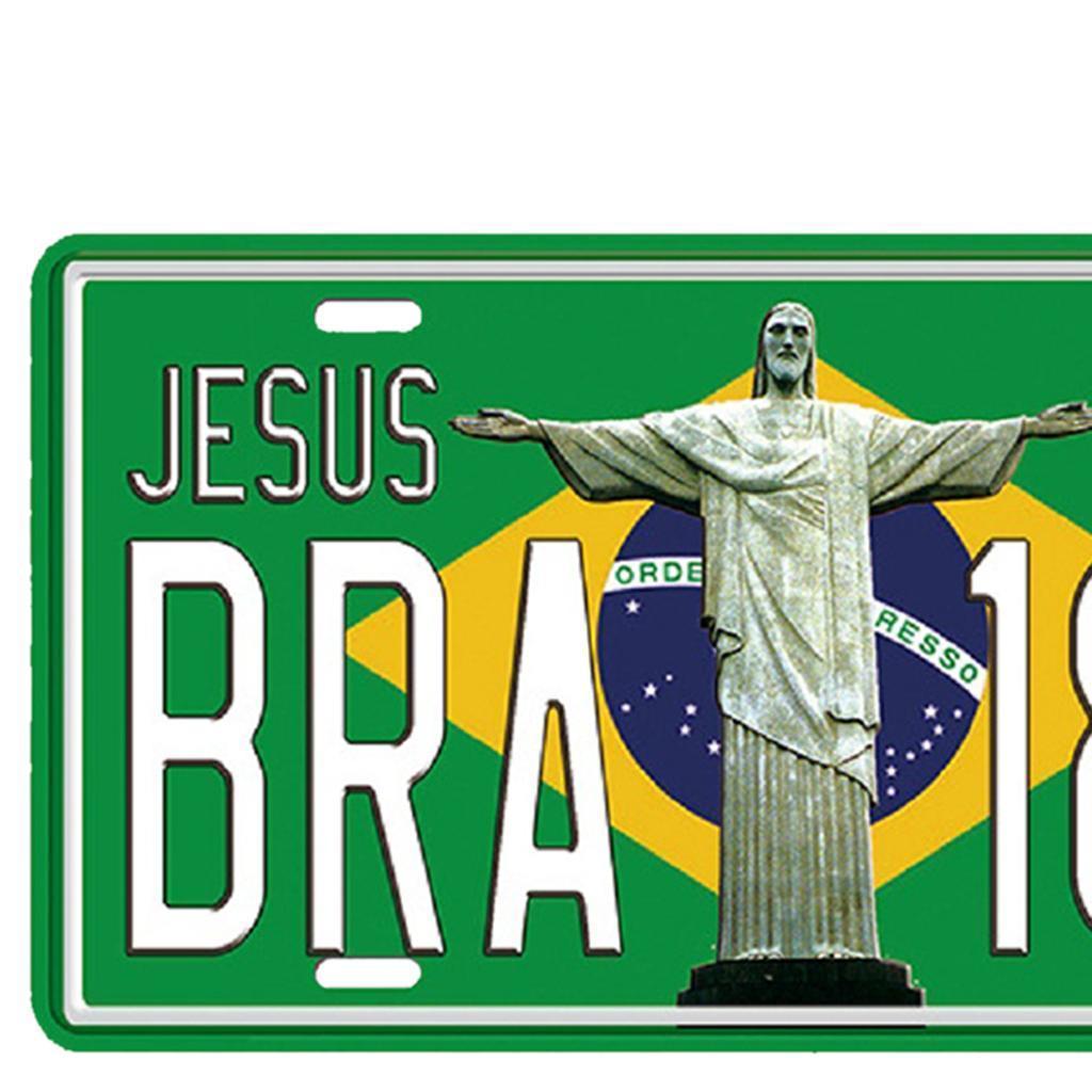 Iron painting metal tin sign Brazil