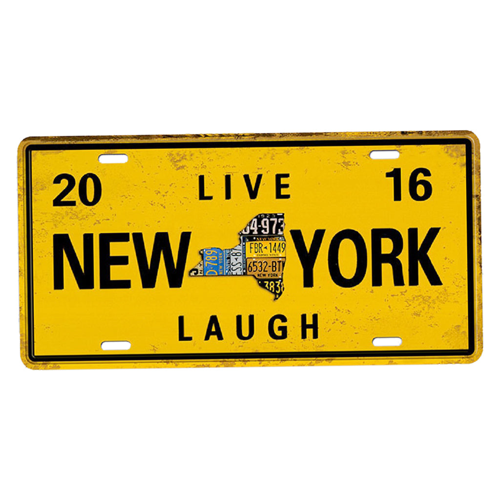 Metal Tin Sign Poster Plaque Bar Pub Garage Wall Decor New York