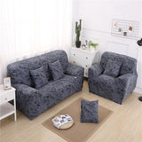 Elastic Sofa Cover 4 Sizes Dark Gray 3-Seater 190-230cm