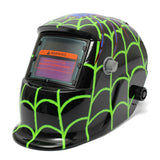 Max Auto Darkening Solar Powered Welding Helmet Mask Spider Nest