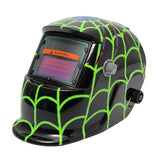 Max Auto Darkening Solar Powered Welding Helmet Mask Spider Nest