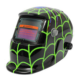 Max Auto Darkening Solar Powered Welding Helmet Mask Spider Nest