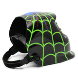 Max Auto Darkening Solar Powered Welding Helmet Mask Spider Nest