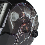 Max Auto Darkening Solar Powered Welding Helmet Mask Skull King with Hook