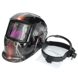 Max Auto Darkening Solar Powered Welding Helmet Mask Skull King with Hook