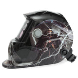 Max Auto Darkening Solar Powered Welding Helmet Mask Skull King with Hook