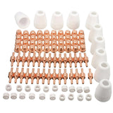 Max 100Piece Air Plasma Cutter Torch Consumables Kit for Cutting Welding Machin