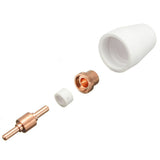 Max 100Piece Air Plasma Cutter Torch Consumables Kit for Cutting Welding Machin