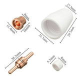 Max 100Piece Air Plasma Cutter Torch Consumables Kit for Cutting Welding Machin