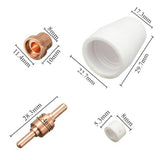 Max 100Piece Air Plasma Cutter Torch Consumables Kit for Cutting Welding Machin